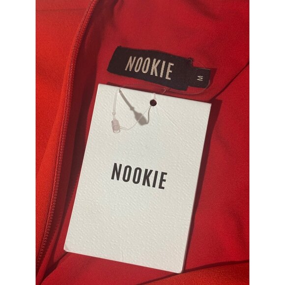 Nookie Trinity Gown in Cherry Medium New Womens Long Maxi Dress - Picture 8 of 12